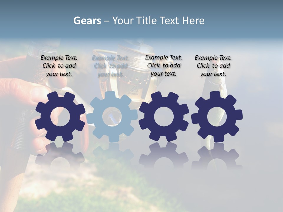 Reel Creek River PowerPoint Template