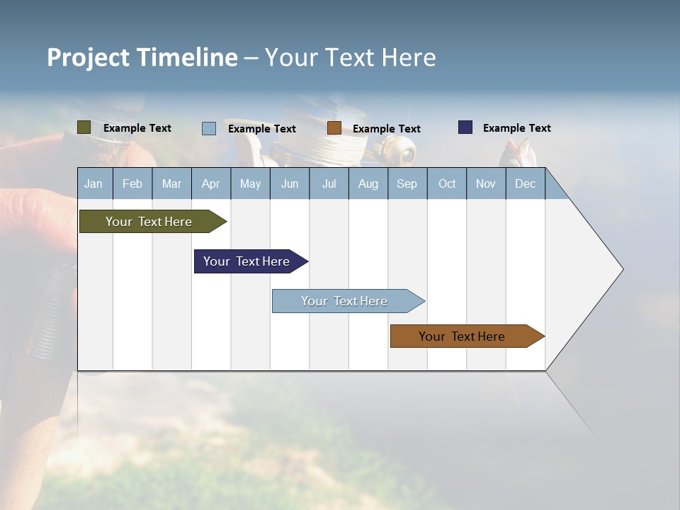 Reel Creek River PowerPoint Template