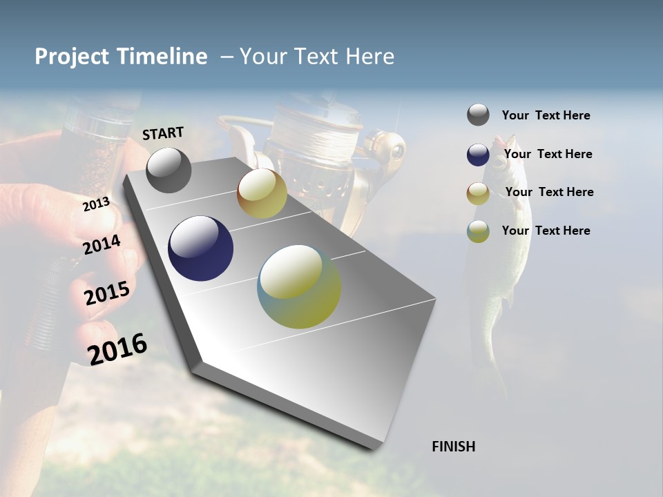 Reel Creek River PowerPoint Template