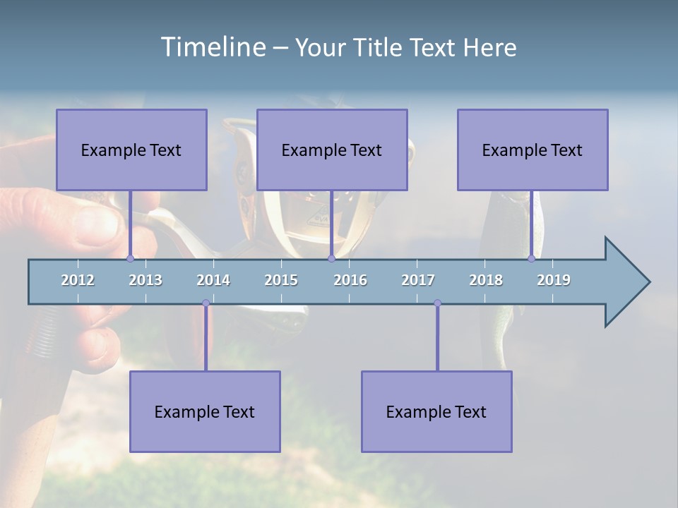 Reel Creek River PowerPoint Template