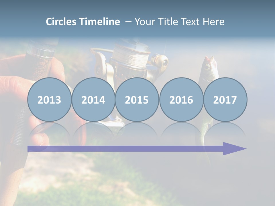 Reel Creek River PowerPoint Template