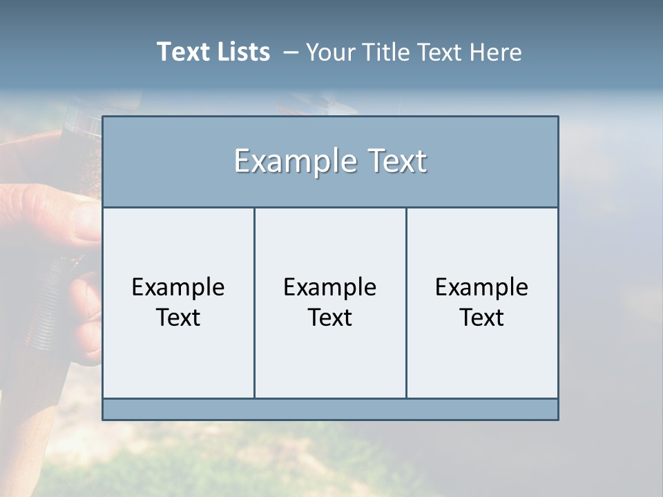 Reel Creek River PowerPoint Template