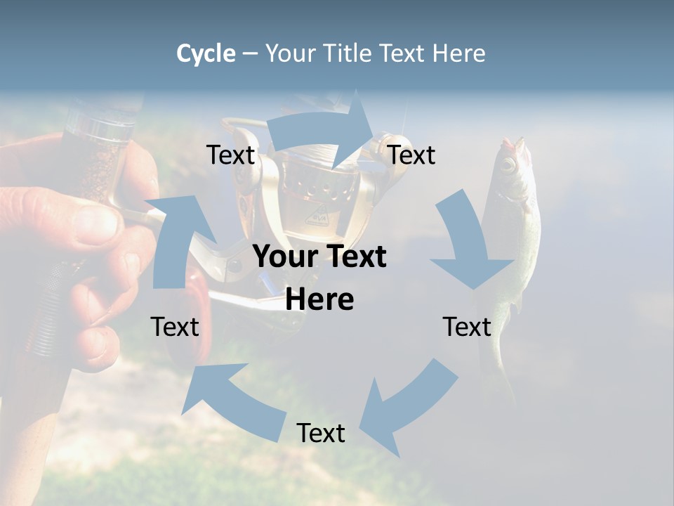 Reel Creek River PowerPoint Template