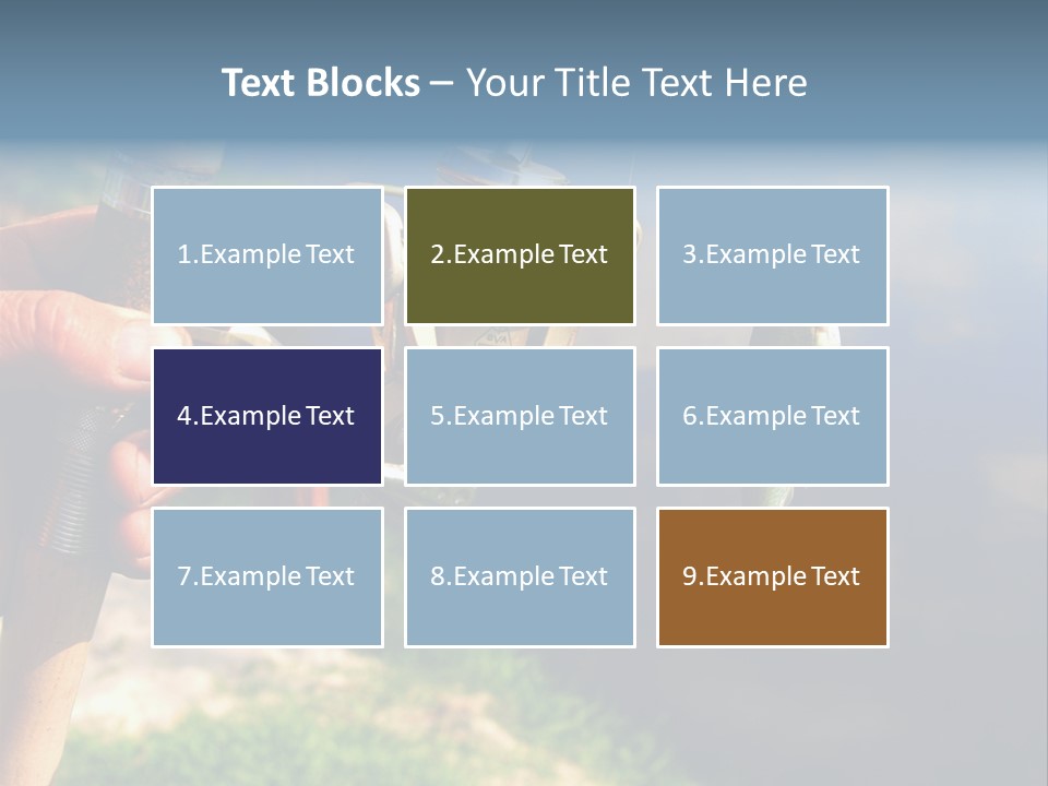 Reel Creek River PowerPoint Template