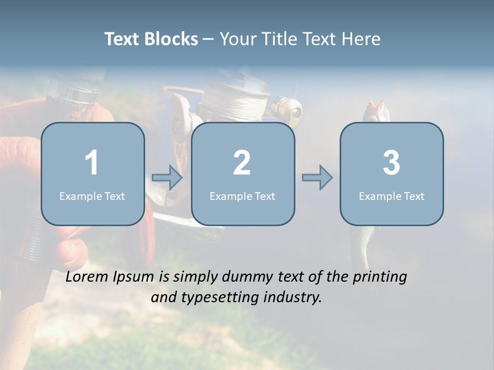 Reel Creek River PowerPoint Template