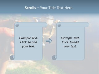 Reel Creek River PowerPoint Template