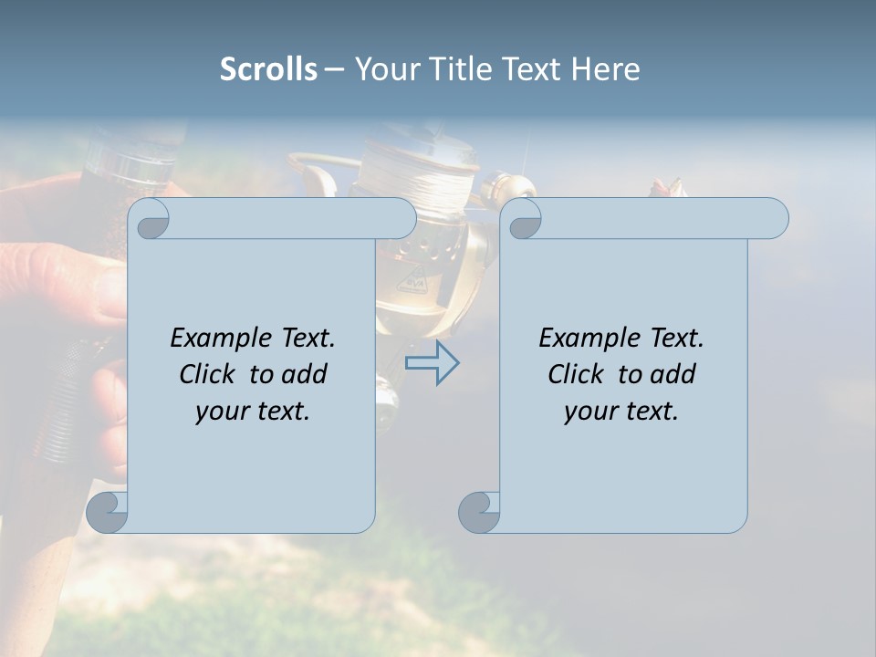 Reel Creek River PowerPoint Template