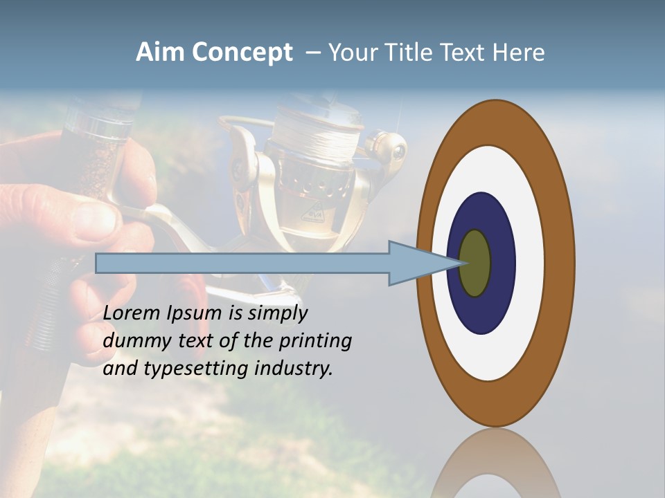 Reel Creek River PowerPoint Template