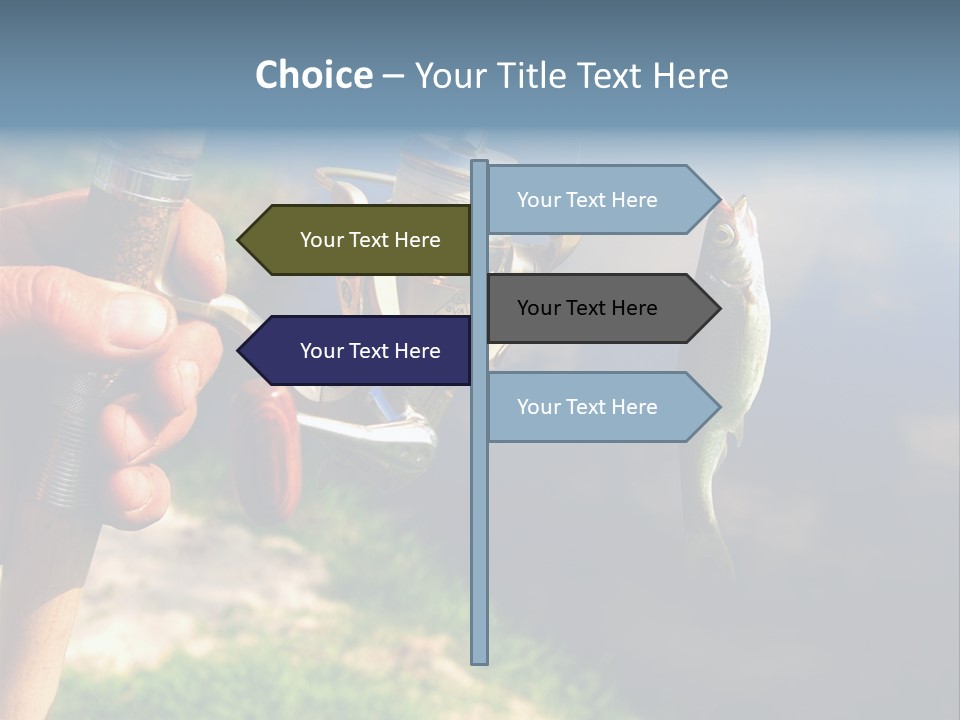 Reel Creek River PowerPoint Template