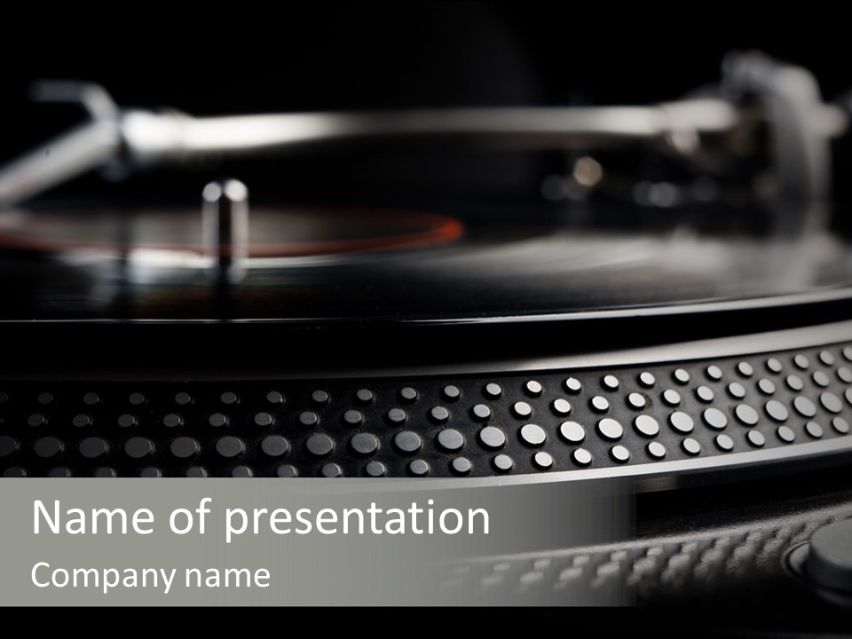 Turntable PowerPoint Template