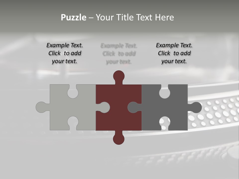 Turntable PowerPoint Template