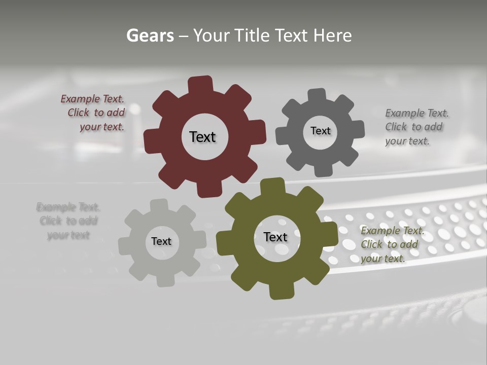 Turntable PowerPoint Template