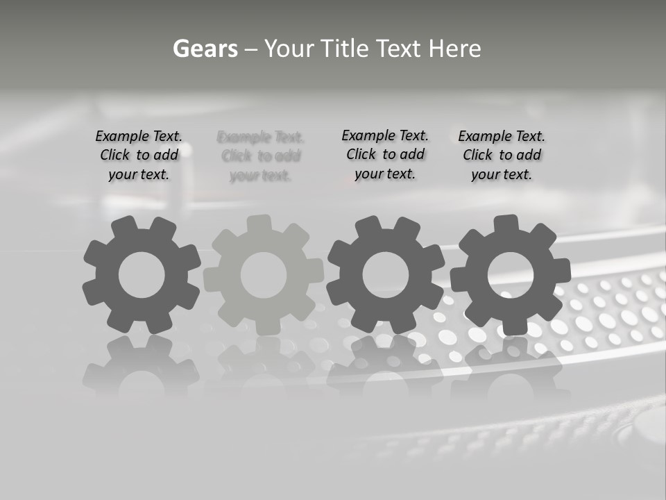 Turntable PowerPoint Template