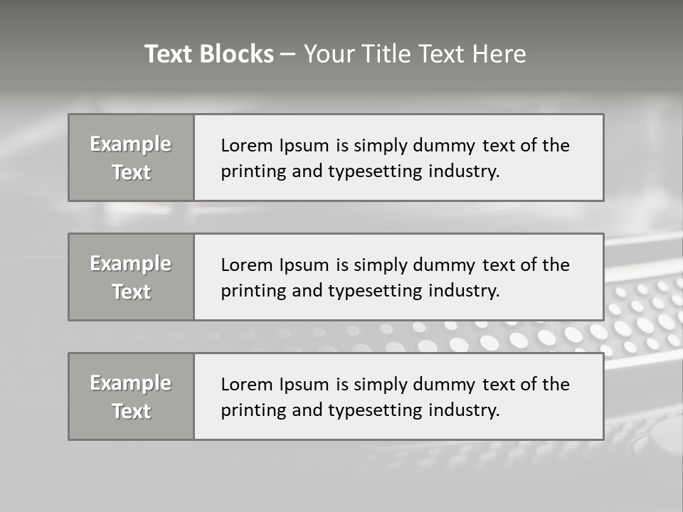 Turntable PowerPoint Template
