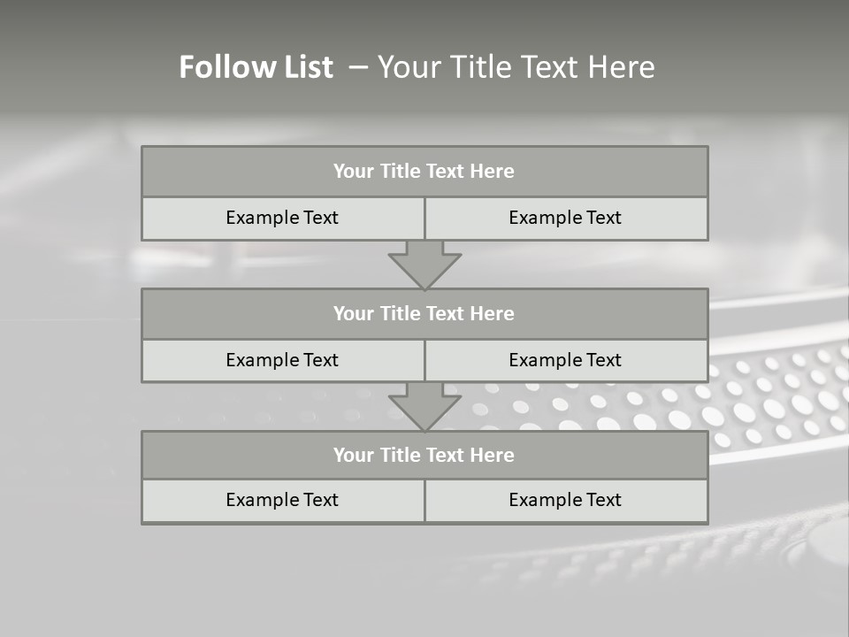 Turntable PowerPoint Template