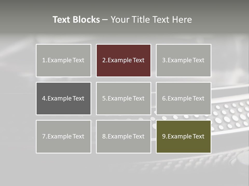 Turntable PowerPoint Template