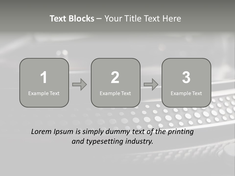Turntable PowerPoint Template
