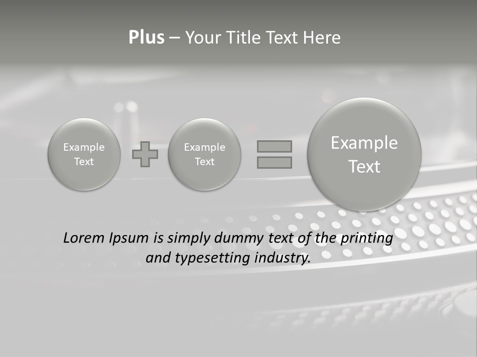 Turntable PowerPoint Template