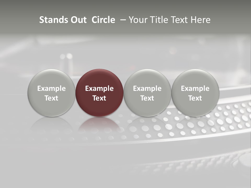 Turntable PowerPoint Template