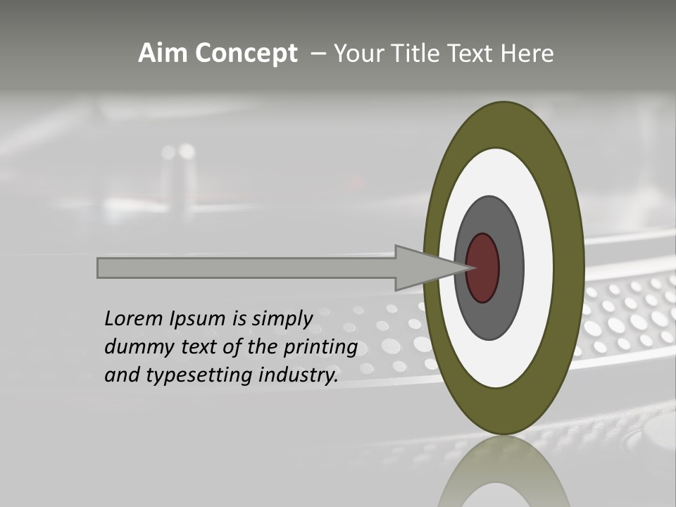 Turntable PowerPoint Template