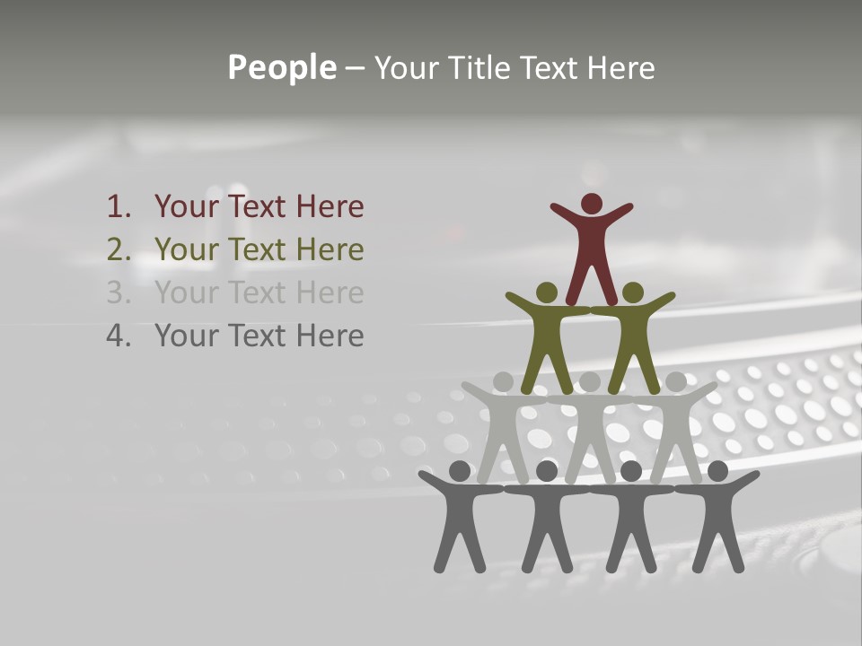 Turntable PowerPoint Template