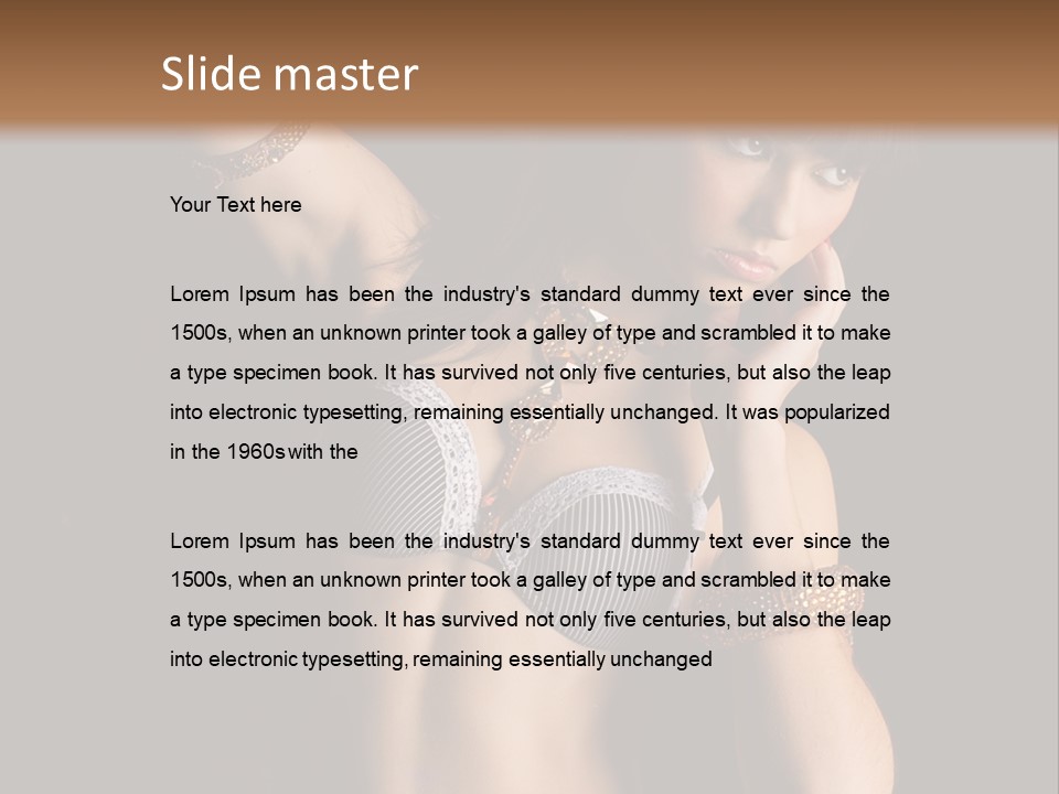 Dj Girl PowerPoint Template