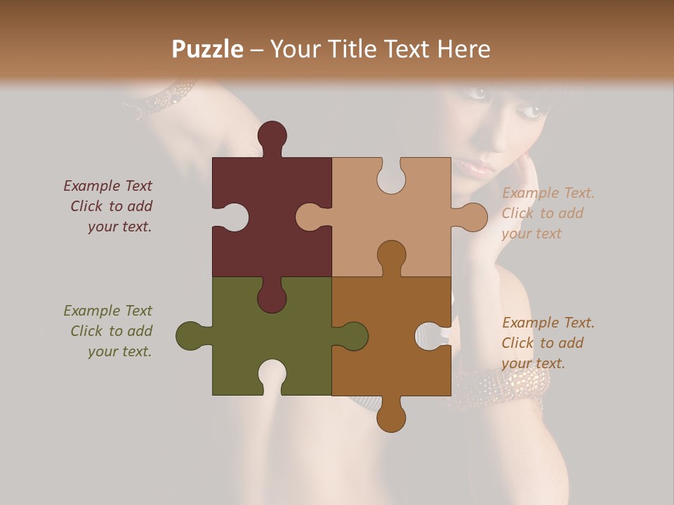 Dj Girl PowerPoint Template