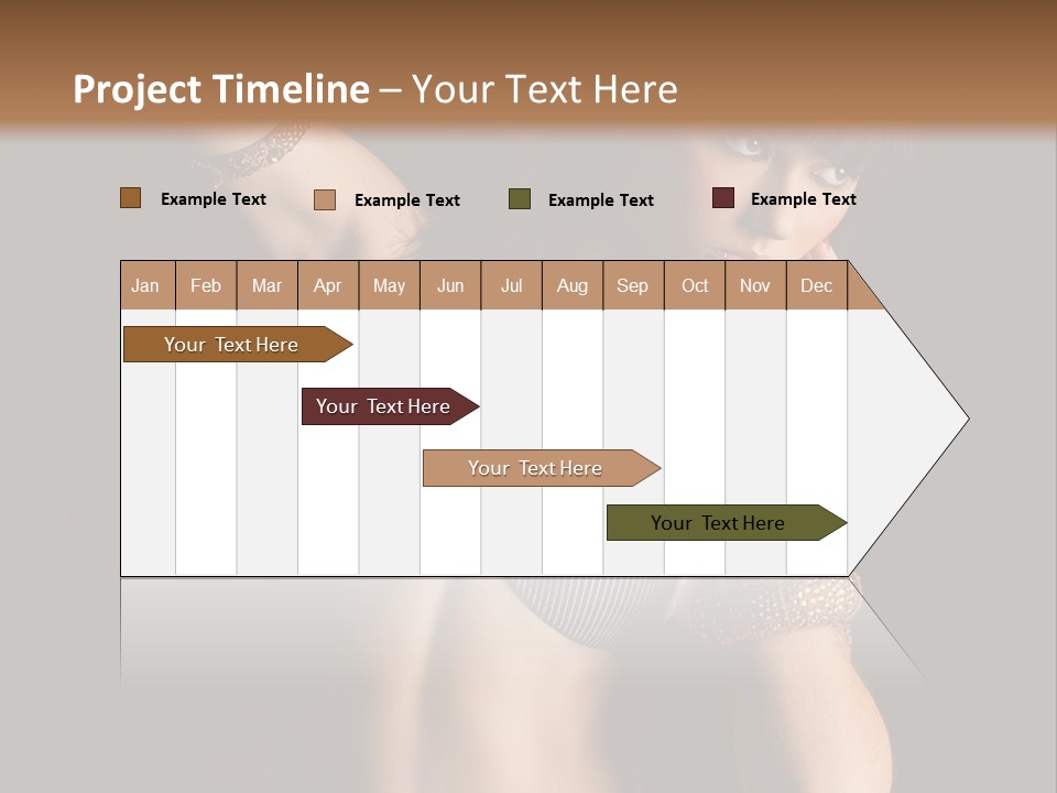 Dj Girl PowerPoint Template