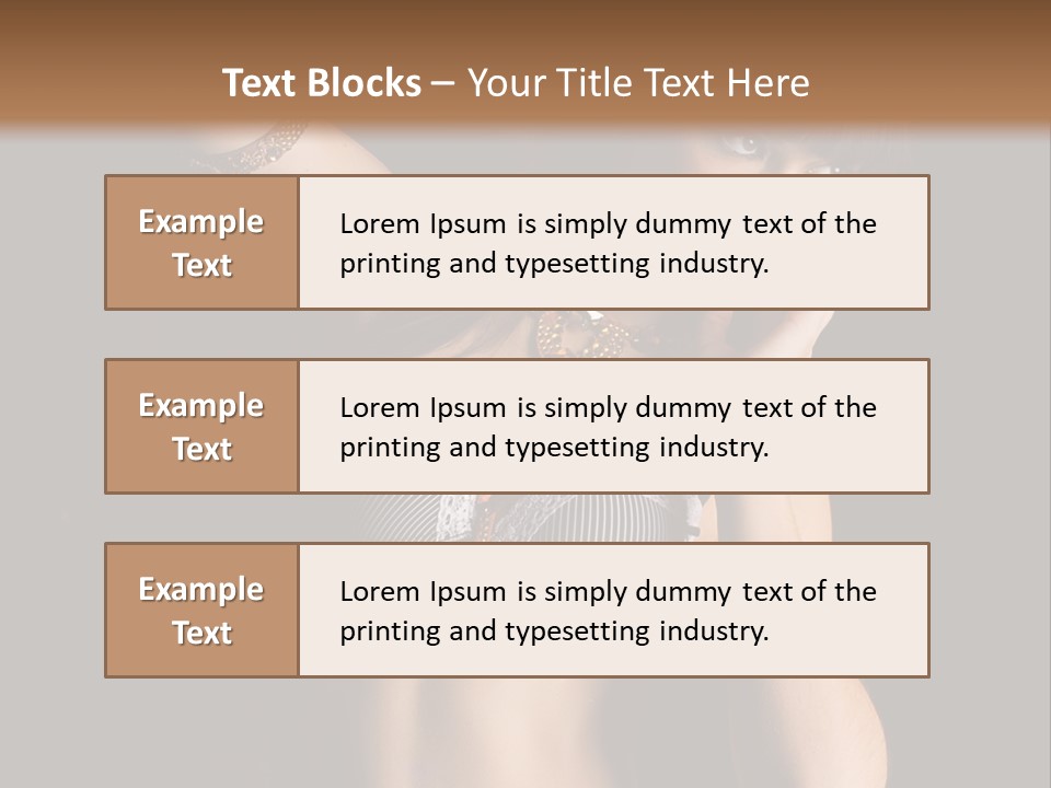 Dj Girl PowerPoint Template