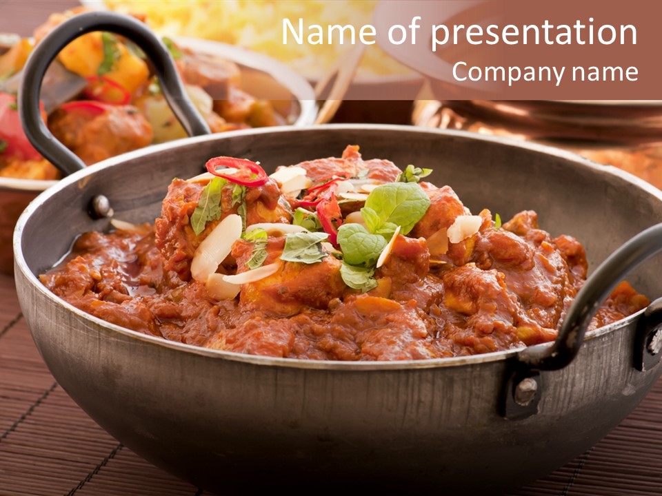 India Food PowerPoint Template