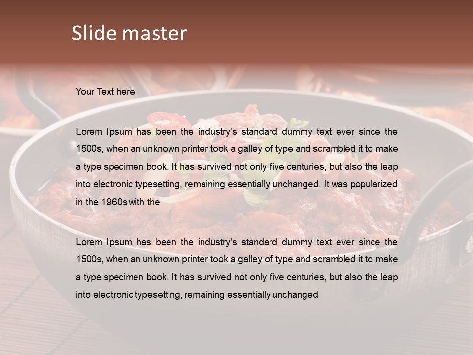 India Food PowerPoint Template