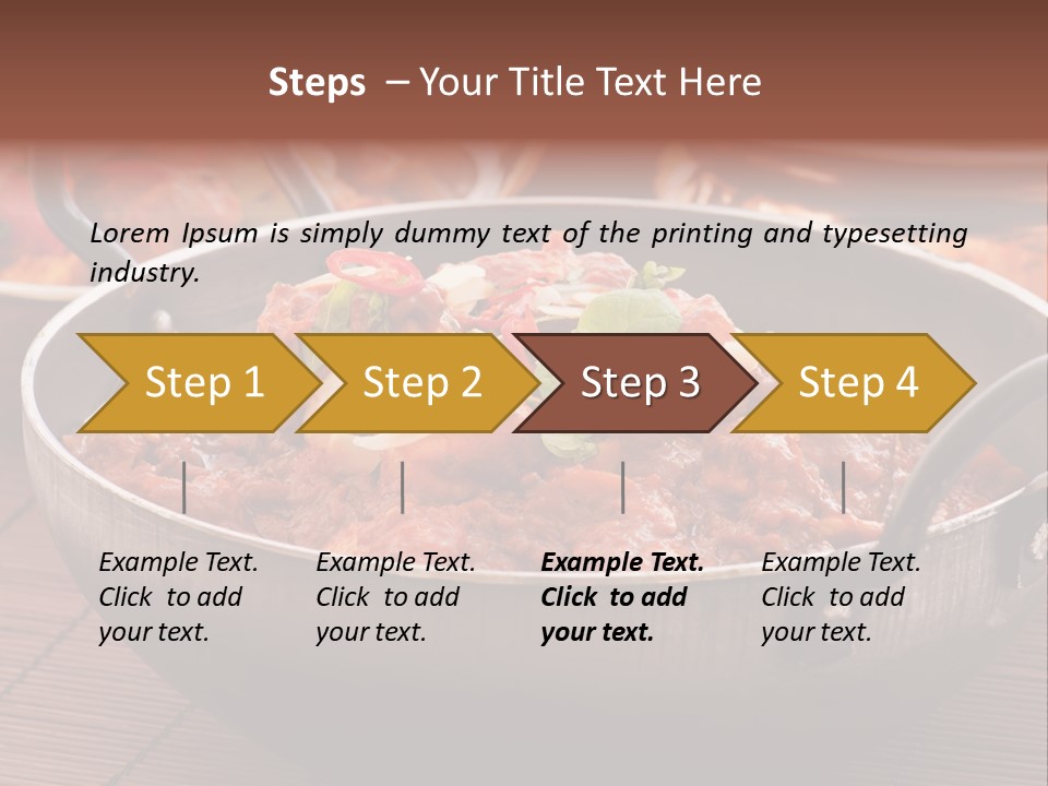 India Food PowerPoint Template