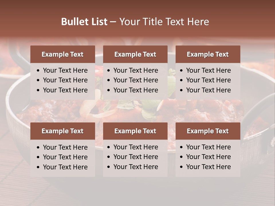 India Food PowerPoint Template