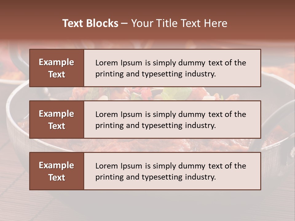 India Food PowerPoint Template