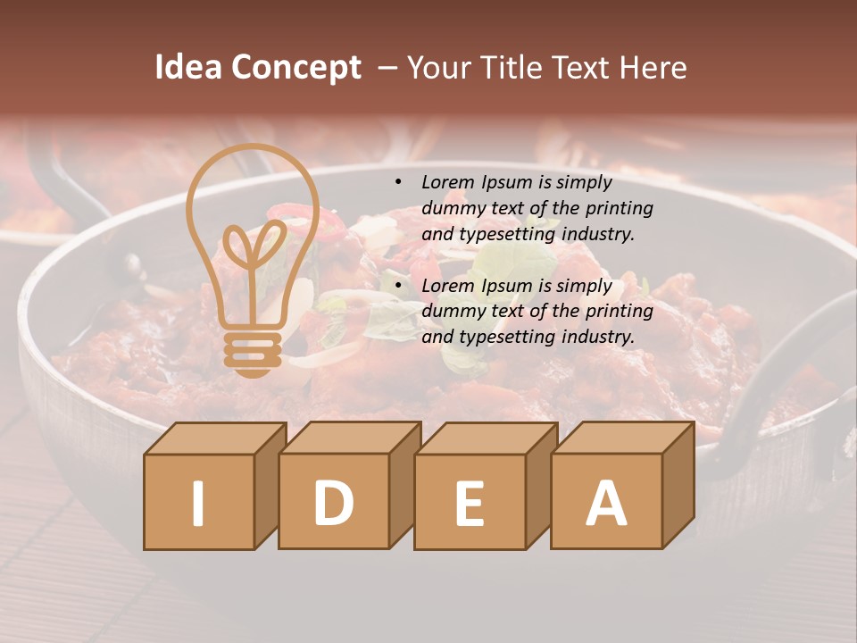 India Food PowerPoint Template