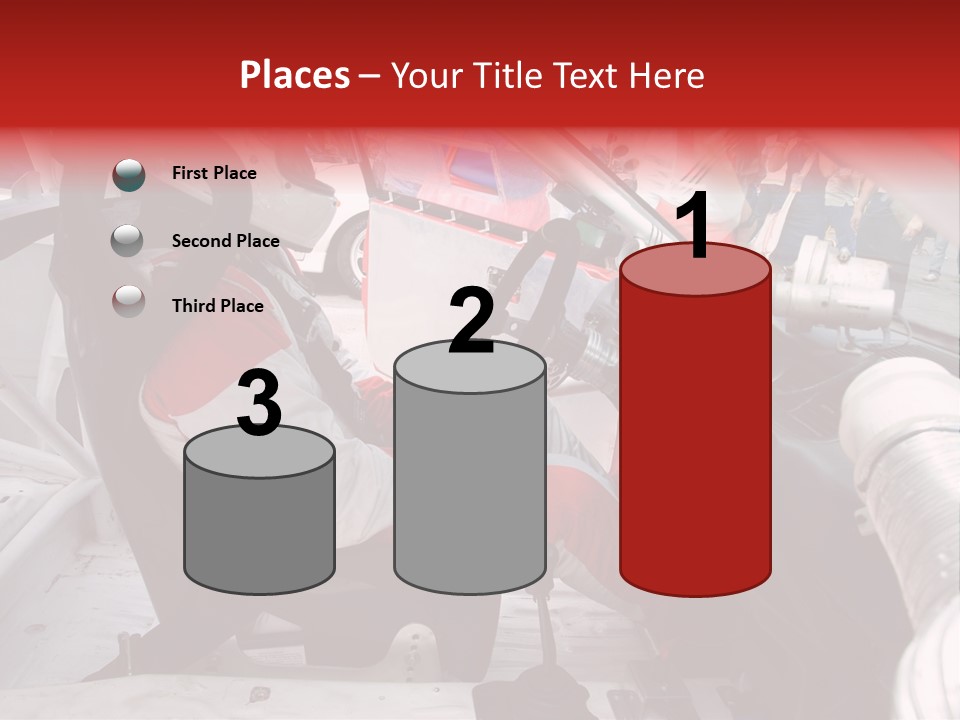 Racing Cars Interior PowerPoint Template