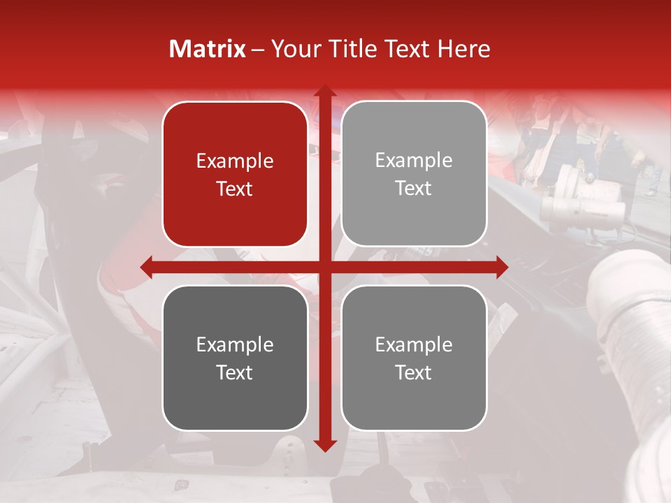 Racing Cars Interior PowerPoint Template