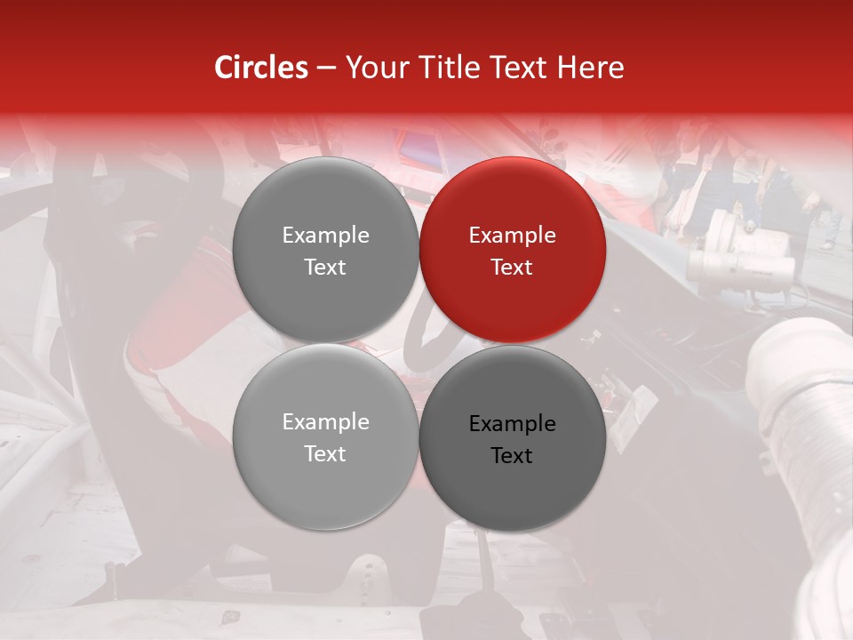 Racing Cars Interior PowerPoint Template