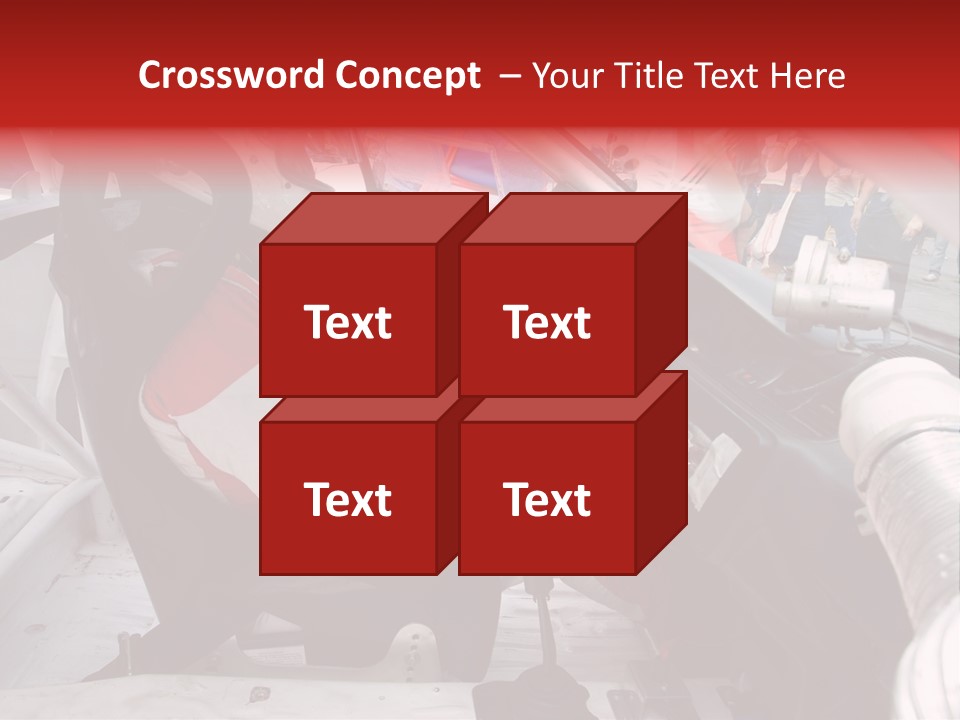 Racing Cars Interior PowerPoint Template