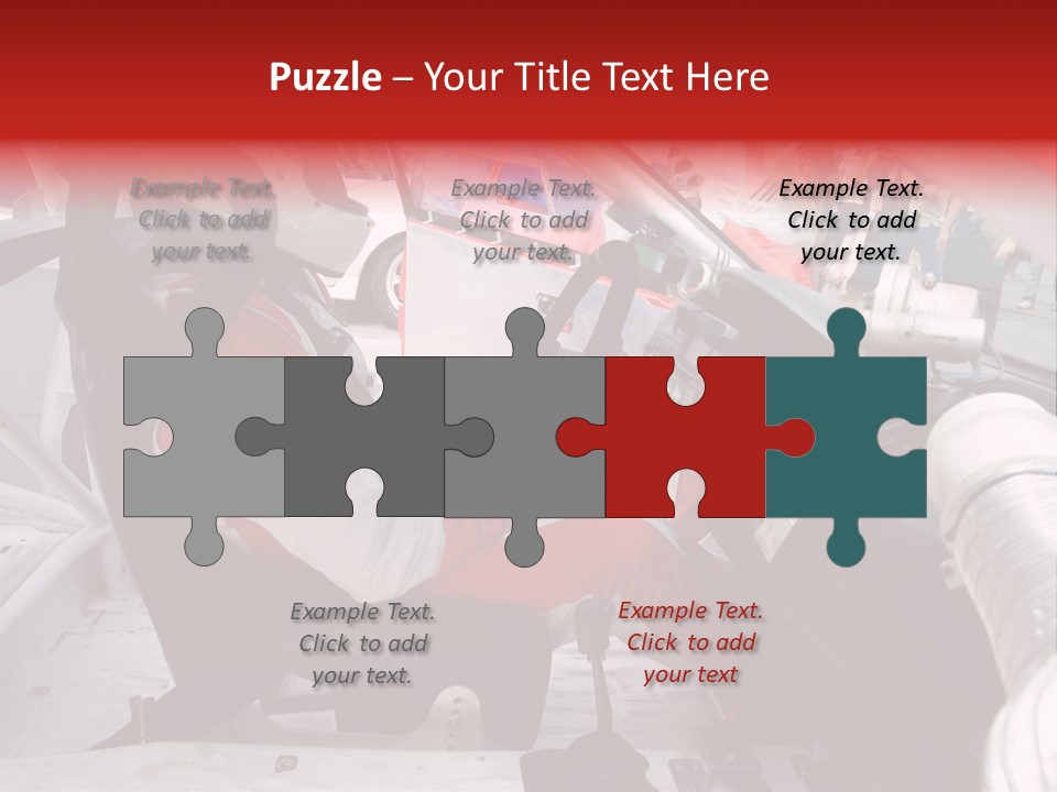 Racing Cars Interior PowerPoint Template