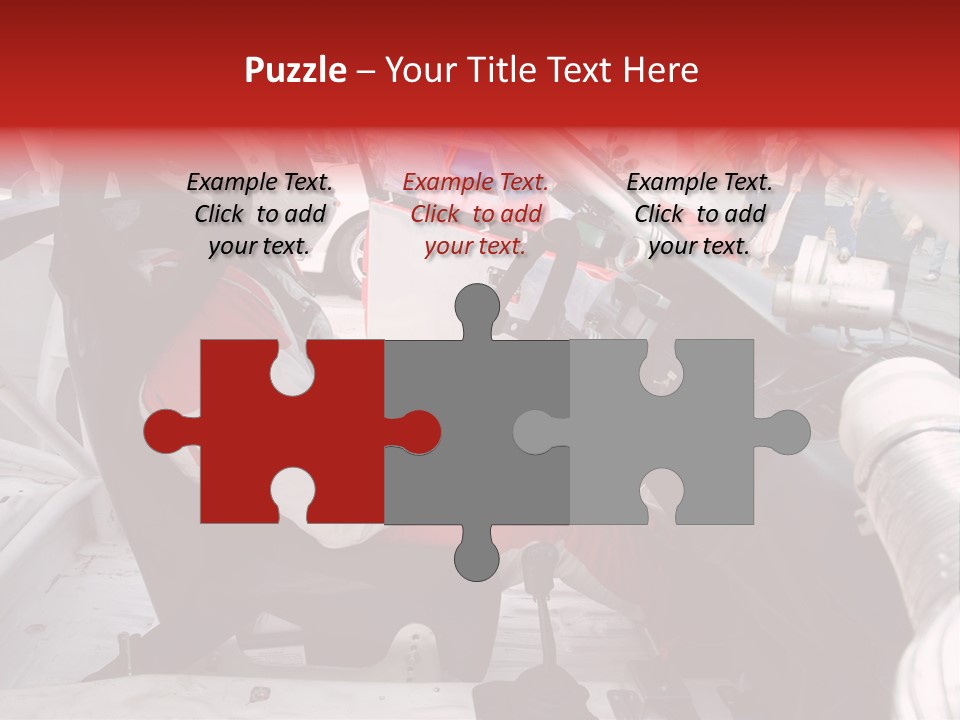 Racing Cars Interior PowerPoint Template