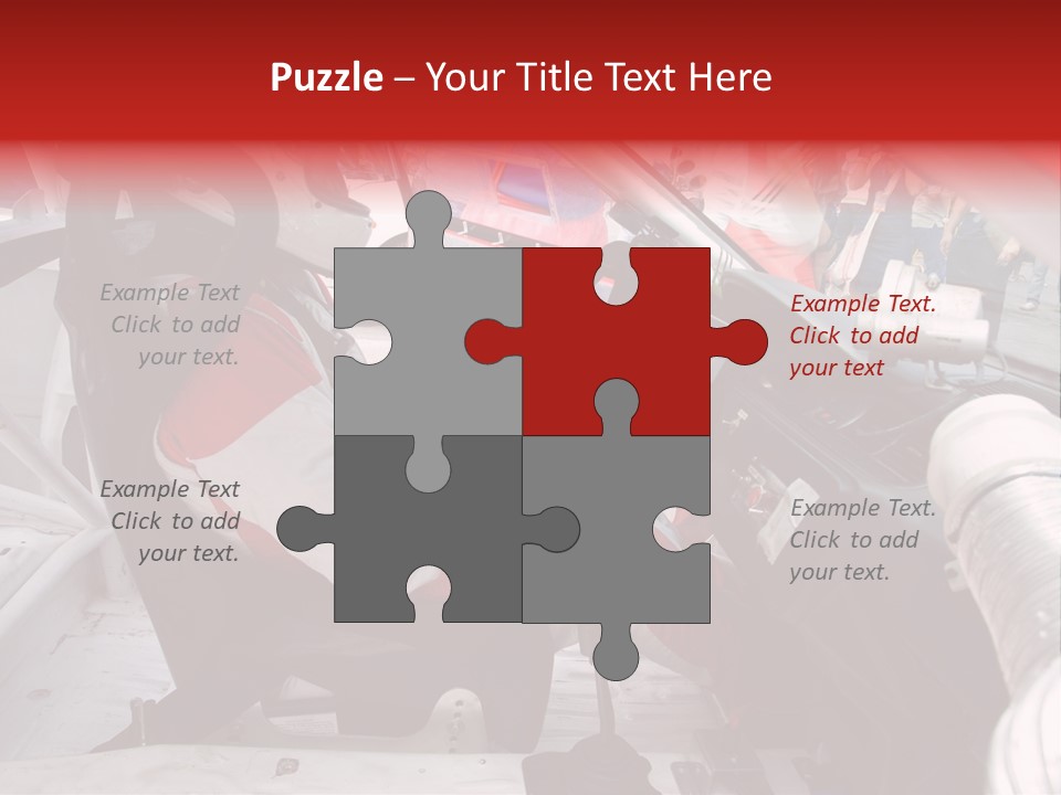 Racing Cars Interior PowerPoint Template