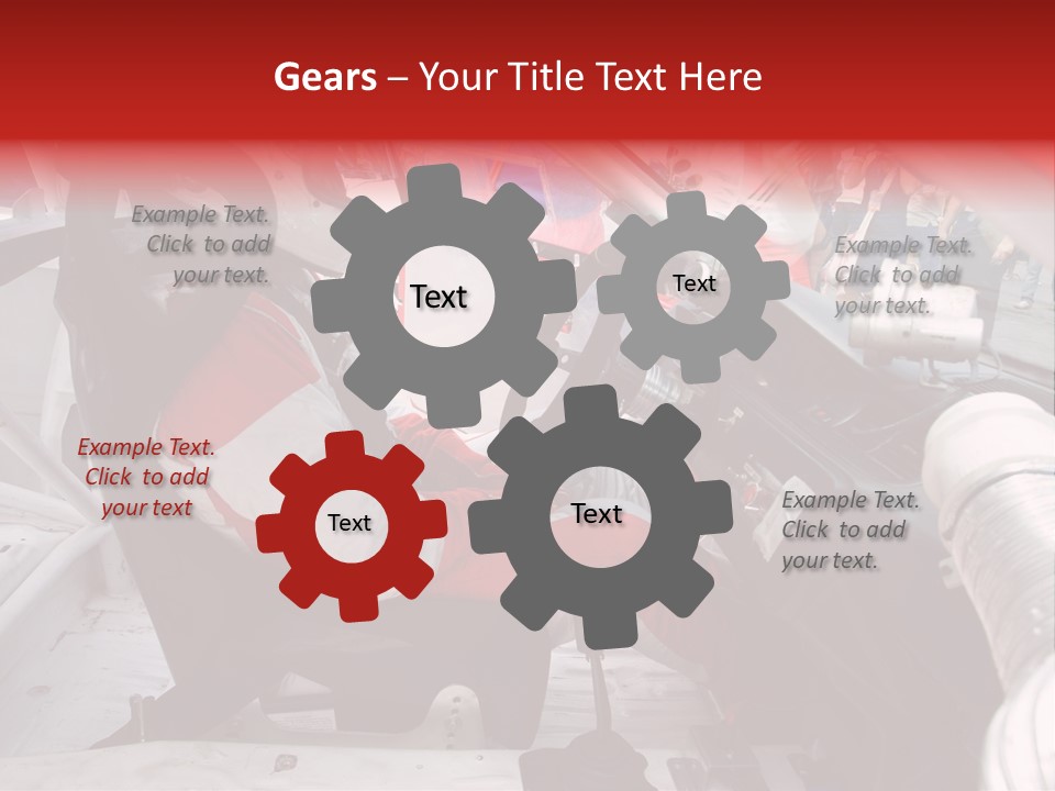 Racing Cars Interior PowerPoint Template