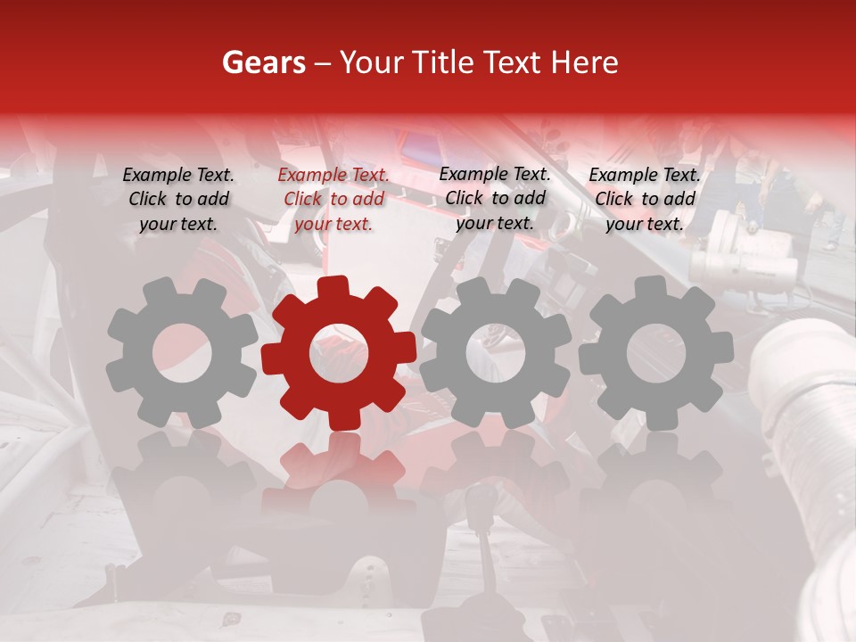 Racing Cars Interior PowerPoint Template