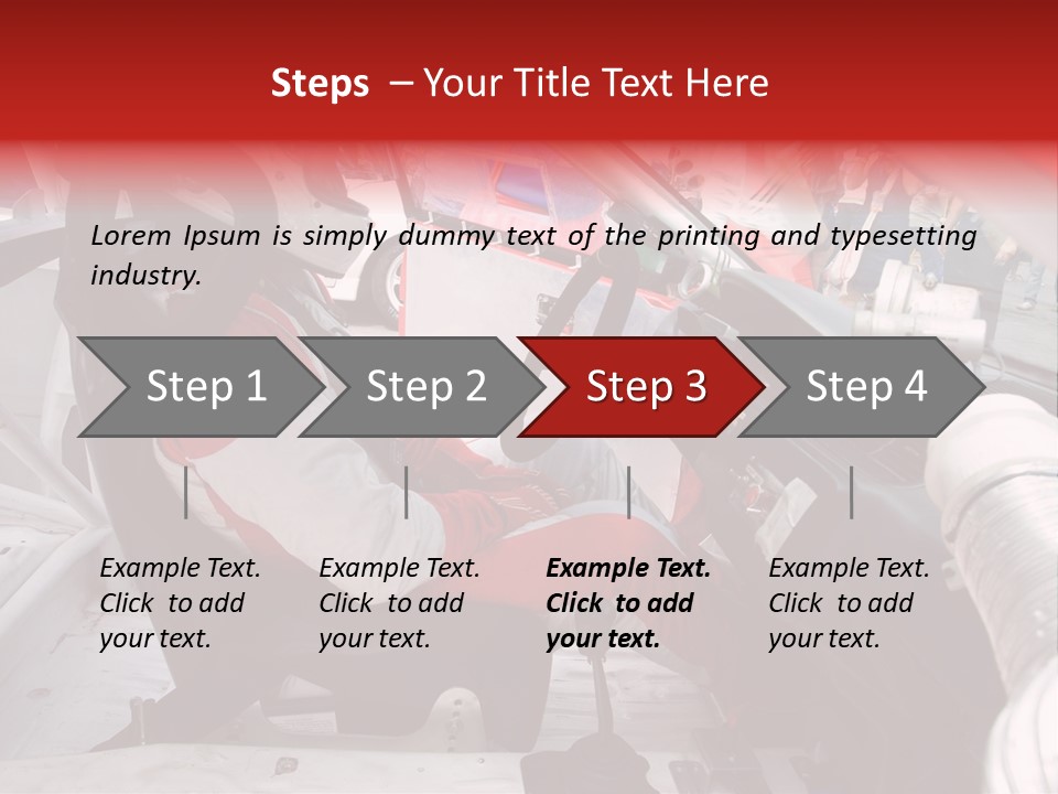 Racing Cars Interior PowerPoint Template