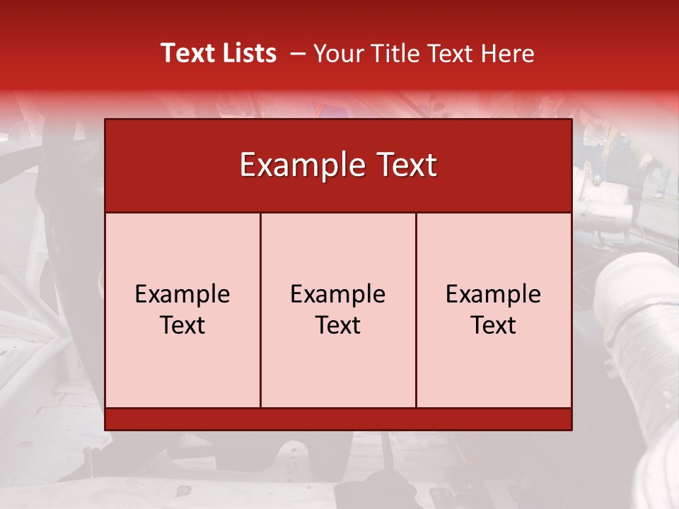 Racing Cars Interior PowerPoint Template