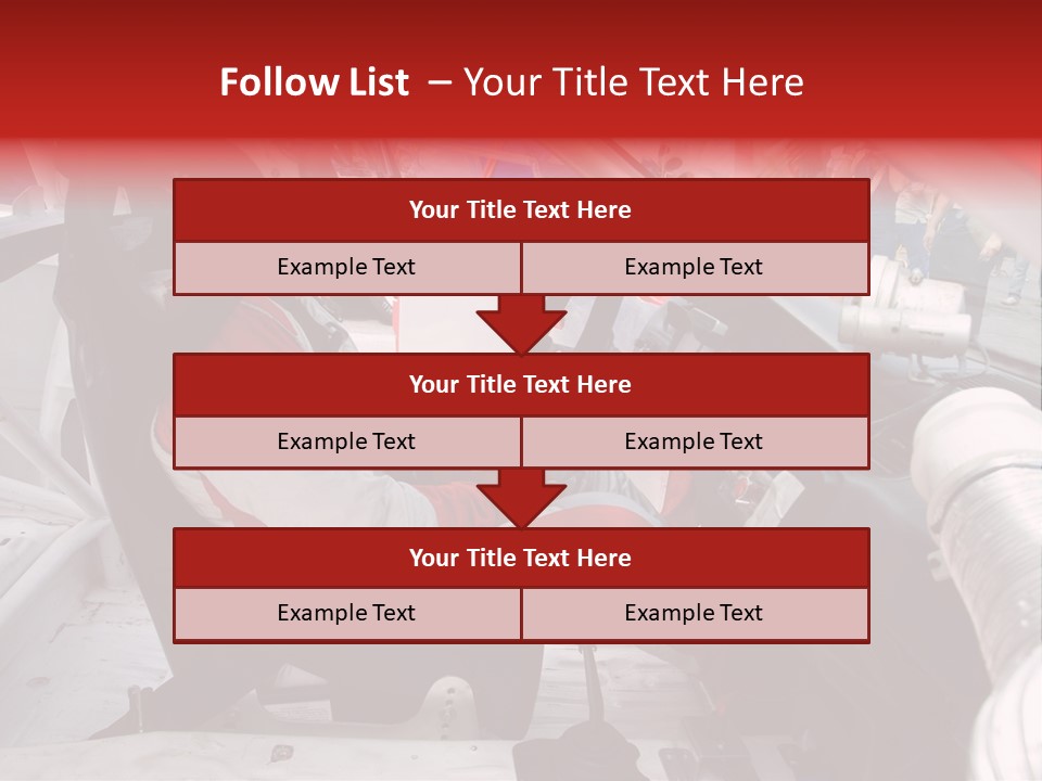Racing Cars Interior PowerPoint Template