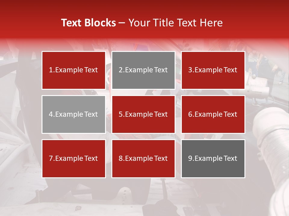 Racing Cars Interior PowerPoint Template