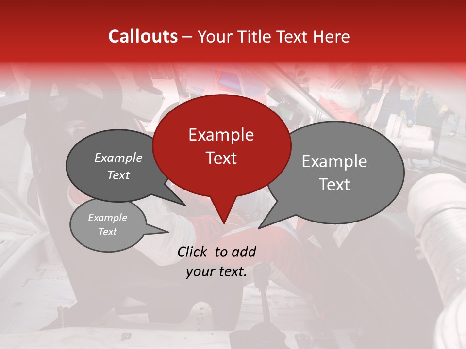 Racing Cars Interior PowerPoint Template