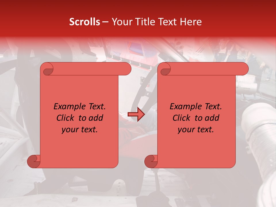 Racing Cars Interior PowerPoint Template